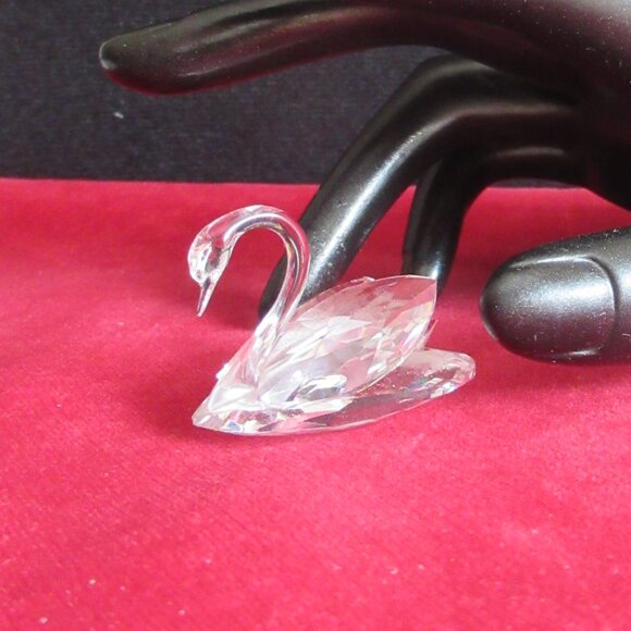 Swarovski Crystal Swan, Miniature, Vintage, - Picture 1 of 7